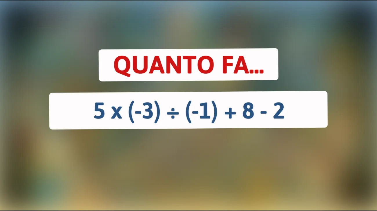 \"Solo il 1% delle menti geniali risolve questo enigma matematico! Tocca a te accettare la sfida!\""