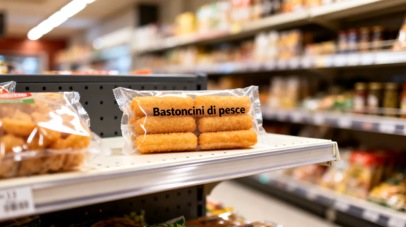 Bastoncini di pesce"